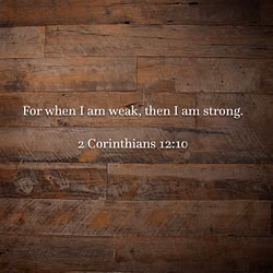 2 Corinthians 12:10