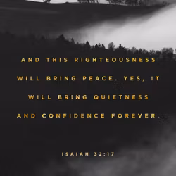 Isaiah 32:17