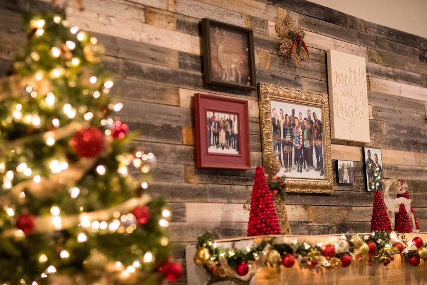 Mantle with Tree