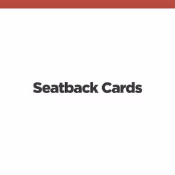 Seatback Cards