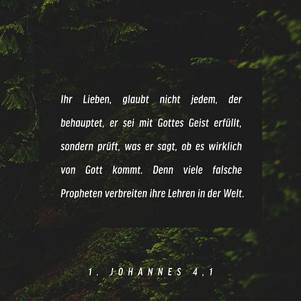 1 John 4:1