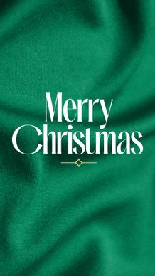 Instagram Story Merry Christmas - Green