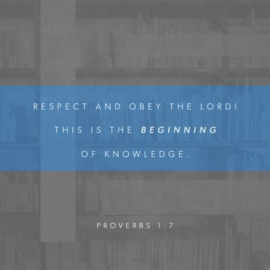 Proverbs 1:7
