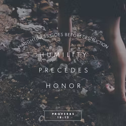 Proverbs 18:12