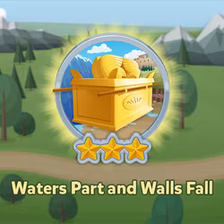 Waters Part and Walls Fall