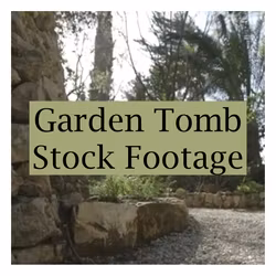 Garden Tomb Stock Footage