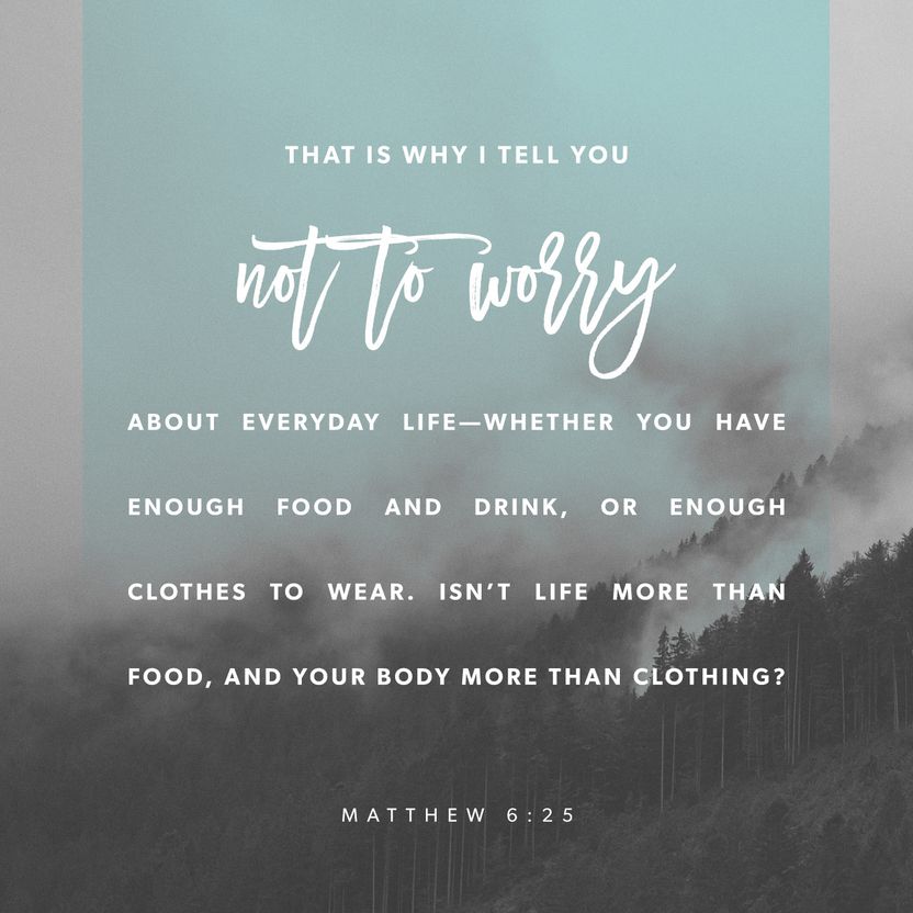 Matthew 6:25