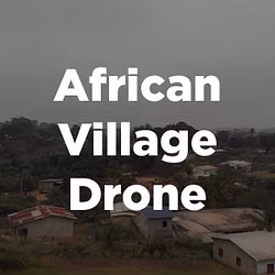 Stock Videography: African Village Drone