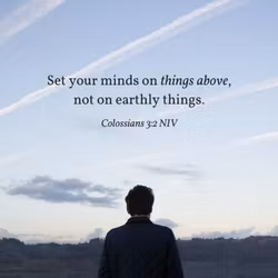 Colossians 3:2 NIV