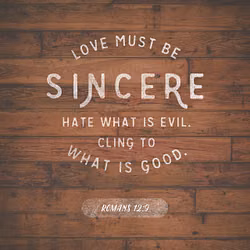 Romans 12:9