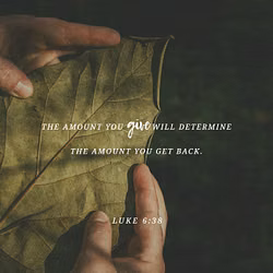 Luke 6:38