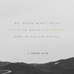 1 John 3:16