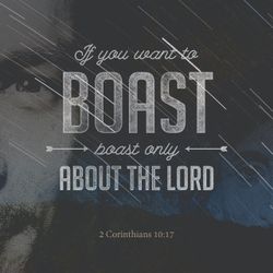 2 Corinthians 10:17