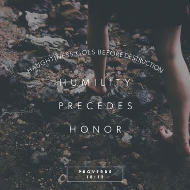 Proverbs 18:12
