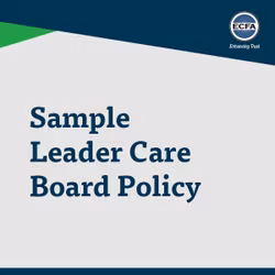 Sample Leader Care Board Policy