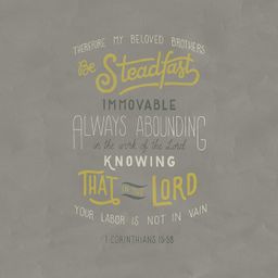 1 Corinthians 15:58