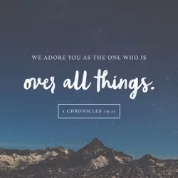 1 Chronicles 29:11