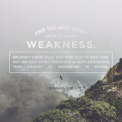 Romans 8:26