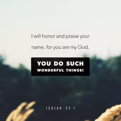 Isaiah 25:1