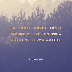 Matthew 6:34