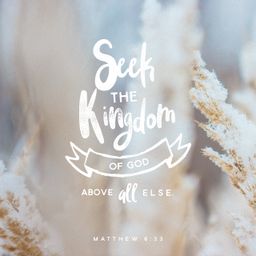 Matthew 6:33