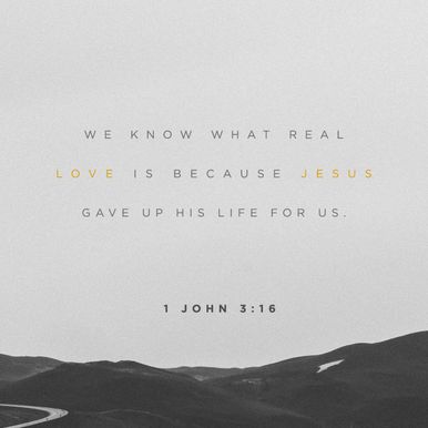 1 John 3:16