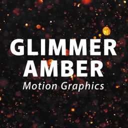 Glimmer Amber Motion Background 