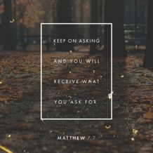 Matthew 7:7