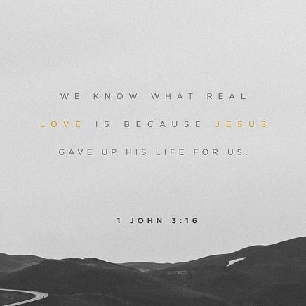 1 John 3:16