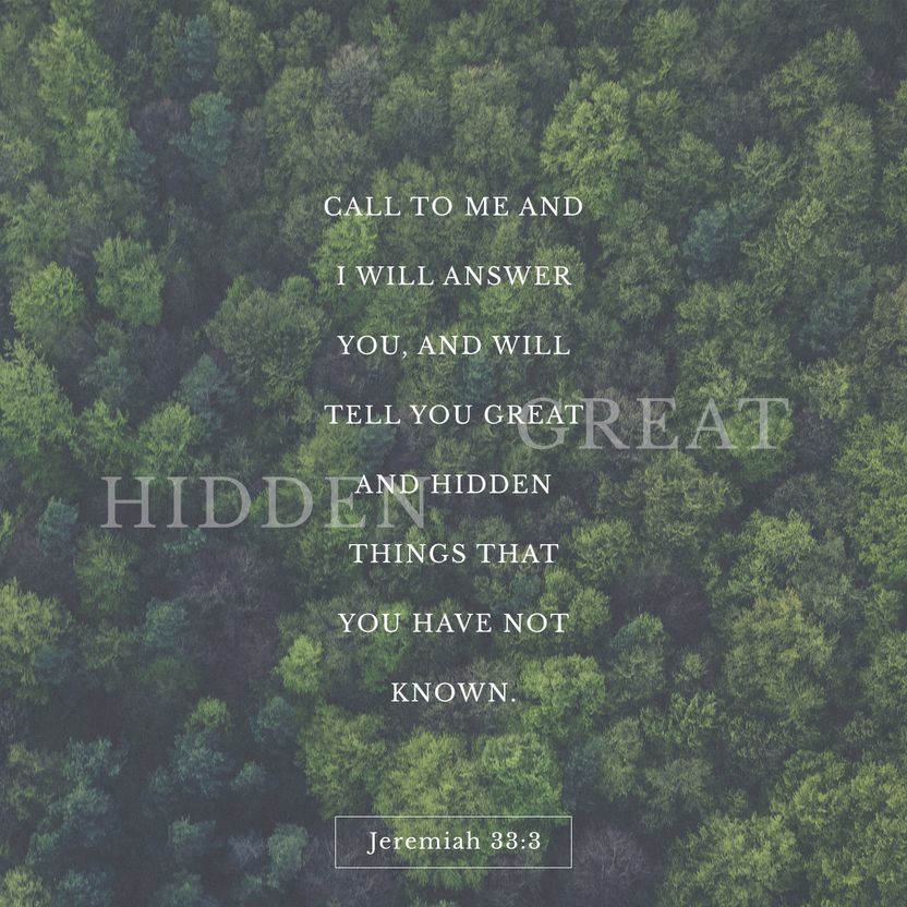 Jeremiah 33:3