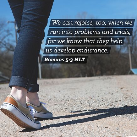 Romans 5:3 NLT