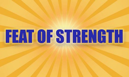 Text Slide - Feat of Strength