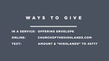  Giving Banner - Split 2 Example