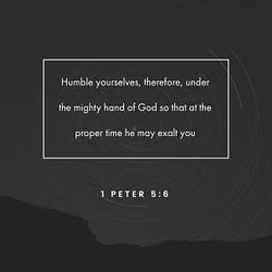 1 Peter 5:6