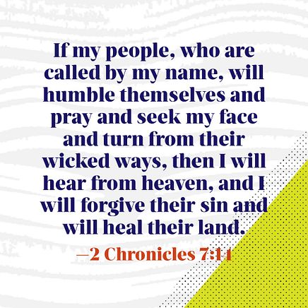 2 Chronicles 7:14 - 1