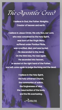 Apostles' Creed Instagram Story