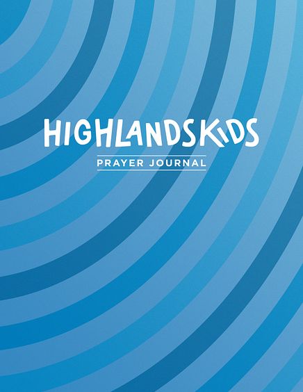 Kids Prayer Book Cover - Blue
