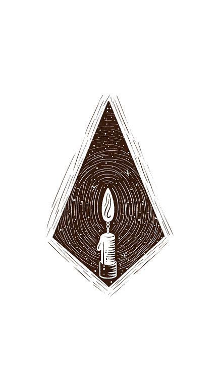 Candle 3 - Black
