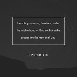 1 Peter 5:6