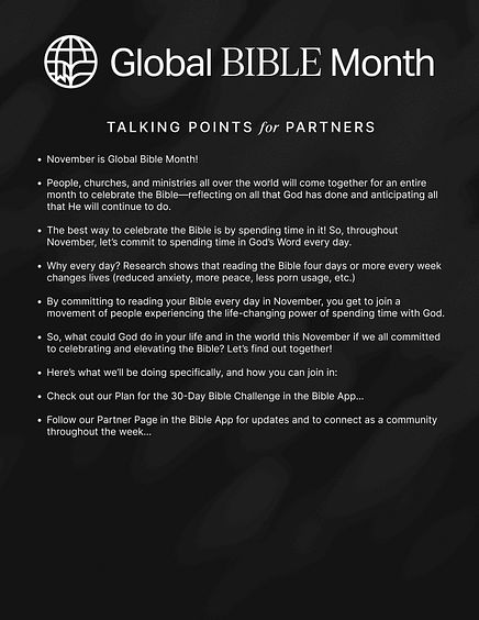 Talking Points for Partners